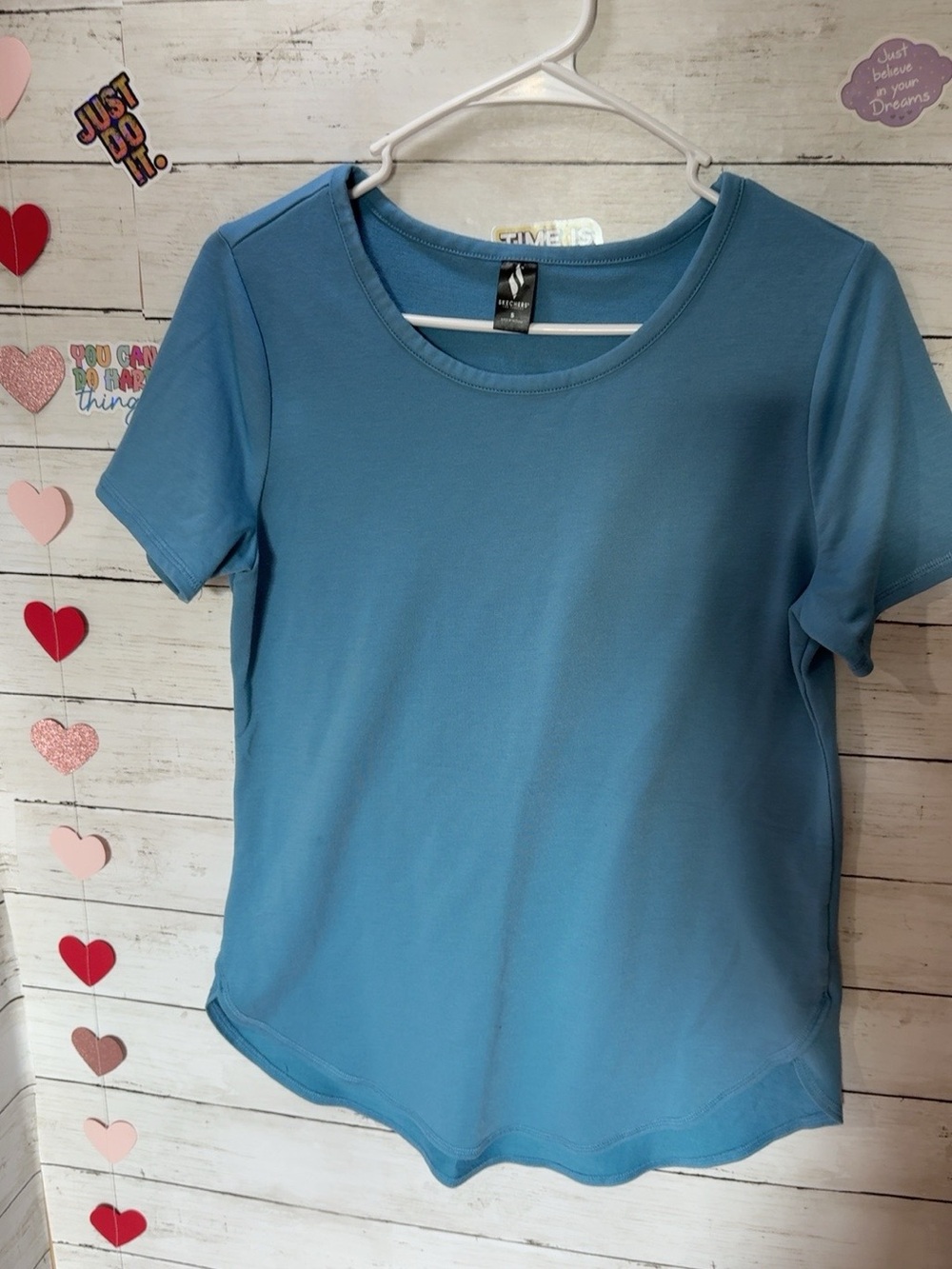Skechers Women's Short Sleeve Tee - Light Blue
